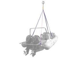 Osculati Sistema de Elevación de 4 Brazos para Barcos y Botes