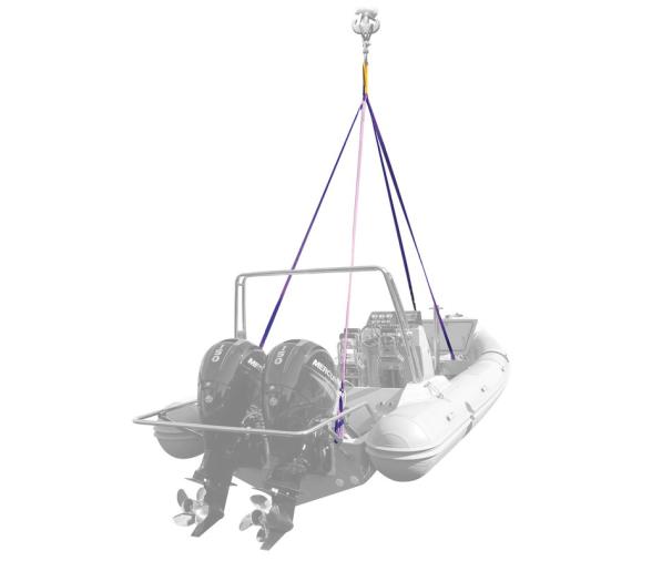 Osculati Sistema de Elevación de 4 Brazos para Barcos y Botes