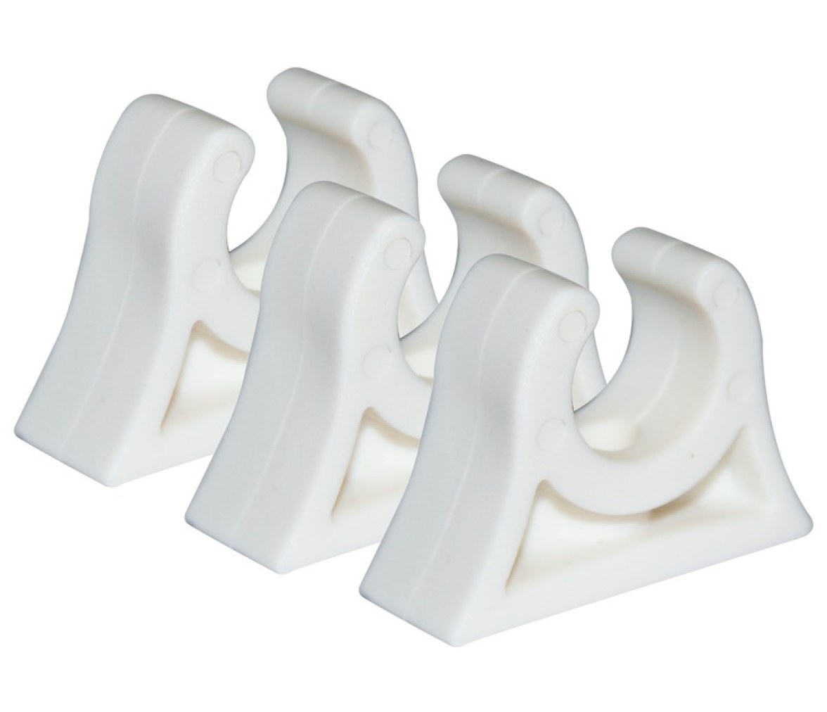 Osculati Clips Blancos para soporte de  tubos