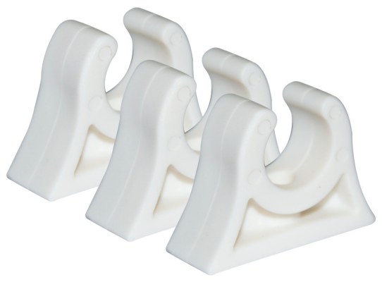 Osculati White Tube Clip Support
