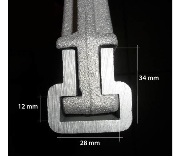 Osculati Soporte Motor Auxiliar Regulable