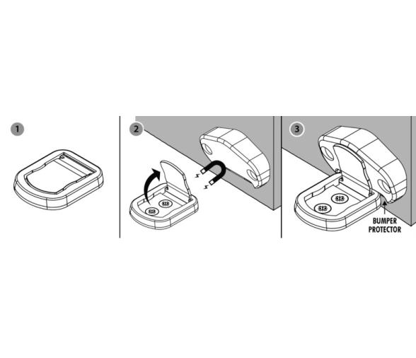 Osculati Sujeta Puertas Magnético