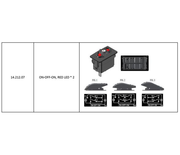 Osculati Tapa para Interruptor Estanco Marina Top con 7 Terminales Bipolar