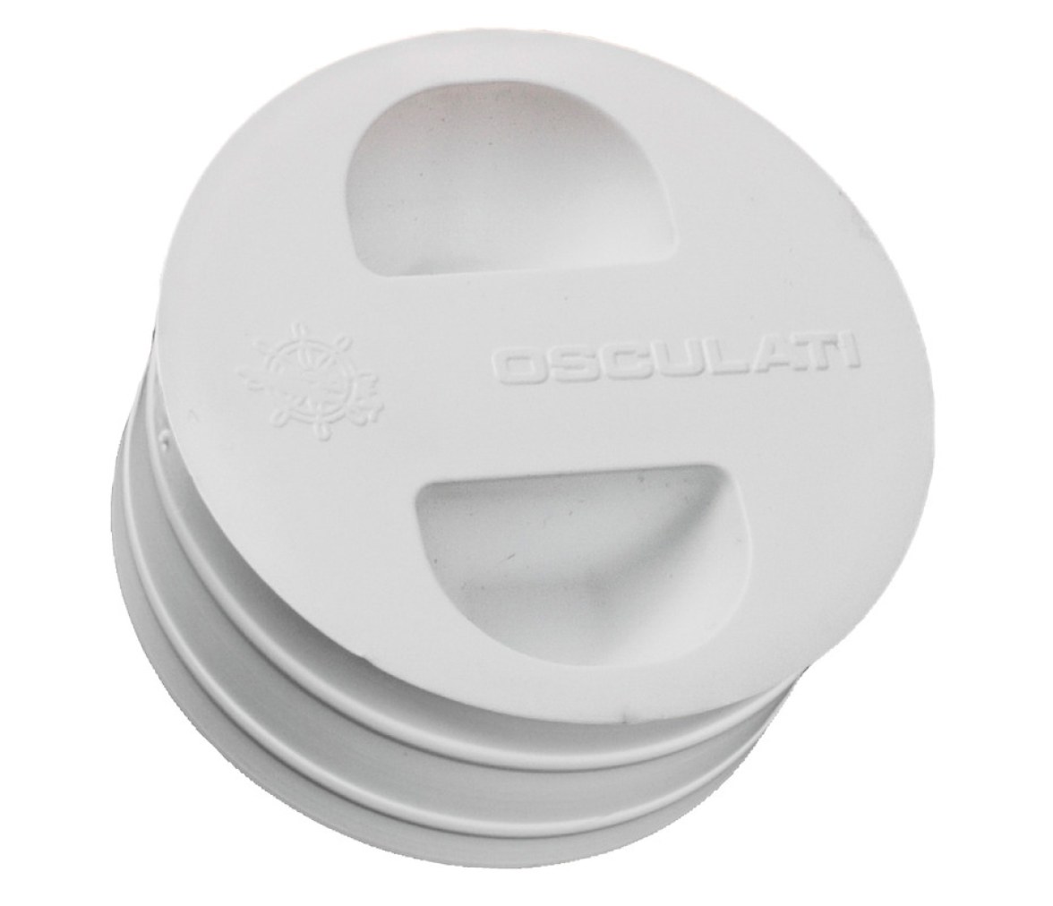 Osculati Tapón de Plástico Blanco para Pedestal