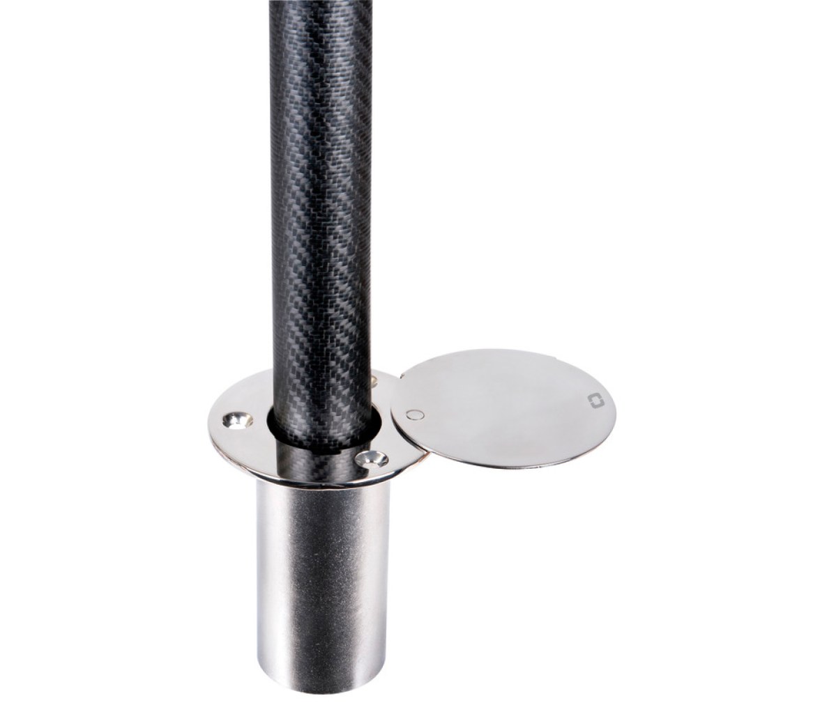 Osculati Tintero Acero Inoxidable para Poste Bimini Ø 50 mm