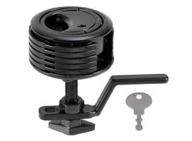 Osculati Tirador Eclipse con Sistema de Compresión con Llave 60 mm Negro