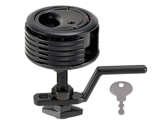 Osculati Lift and Turn Flush Latch with Compression System with Lock 60mm Black