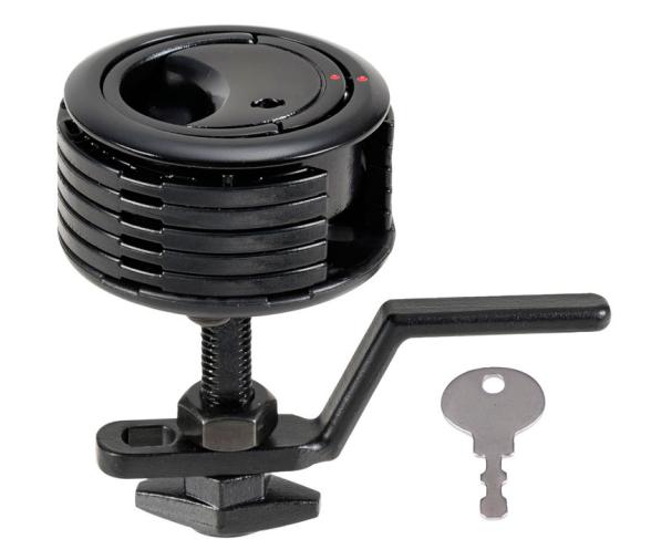 Osculati Tirador Eclipse con Sistema de Compresión con Llave 60 mm Negro