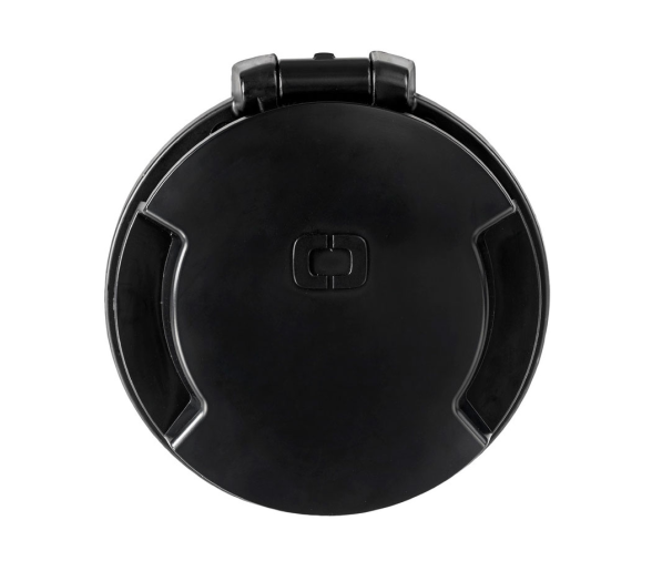 Osculati Toma de Corriente Negra con Tapa Negra Cruiser 32A