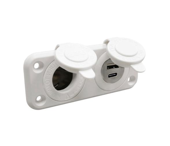 Osculati Enchufe USB y Toma de Mechero