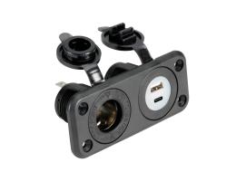 Osculati Enchufe USB y Toma de Mechero