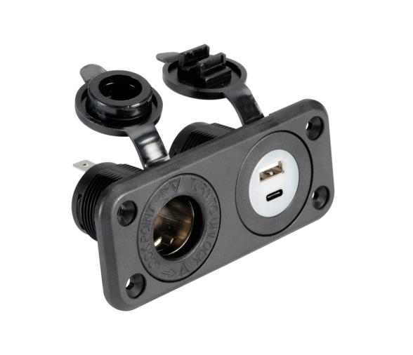 Osculati Enchufe USB y Toma de Mechero