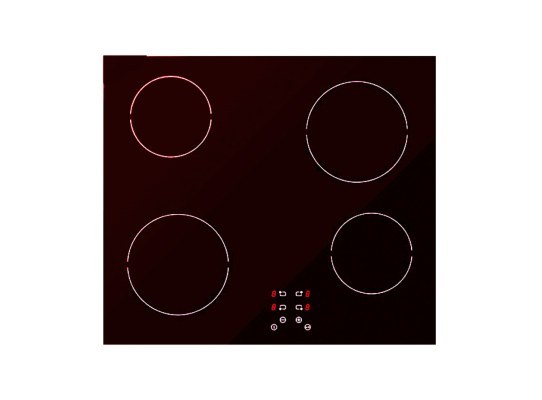 Osculati Ceramic hob 4 burners