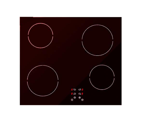 Osculati Vitrocerámica 4 fuegos