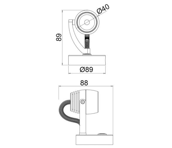 Osculati Aplique Reflector LED