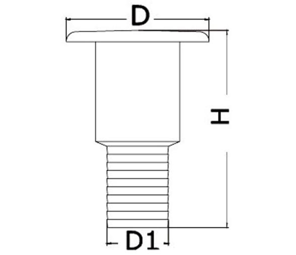 Osculati Bocas de Llenado de Latón Cromado