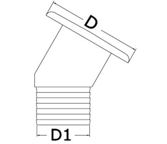 Osculati Bocas de Llenado de Latón Cromado