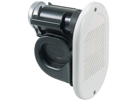 Bocina Hurricane Electromagnética Blanca 12V