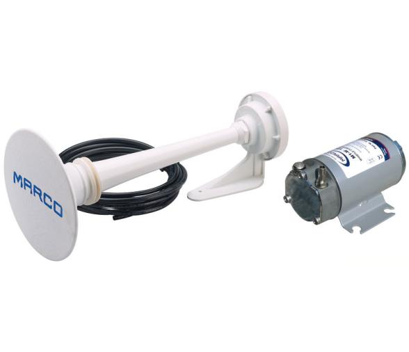 Osculati Bocina Marco Brass con Compresor Blanca