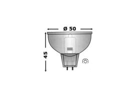 Osculati Bombilla halógena MR16 12V