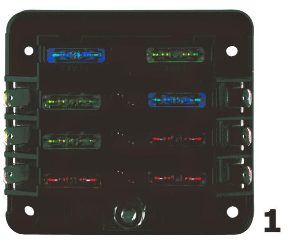 Modulo Basico Caja 6 Porta Fusibles