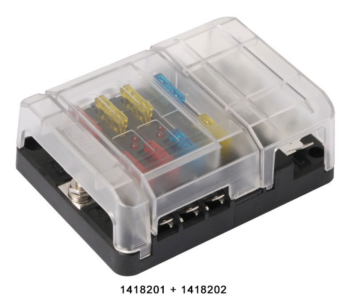 Modulo Basico Caja 6 Porta Fusibles