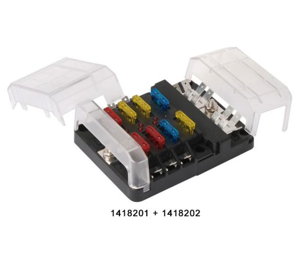 Modulo Basico Caja 6 Porta Fusibles