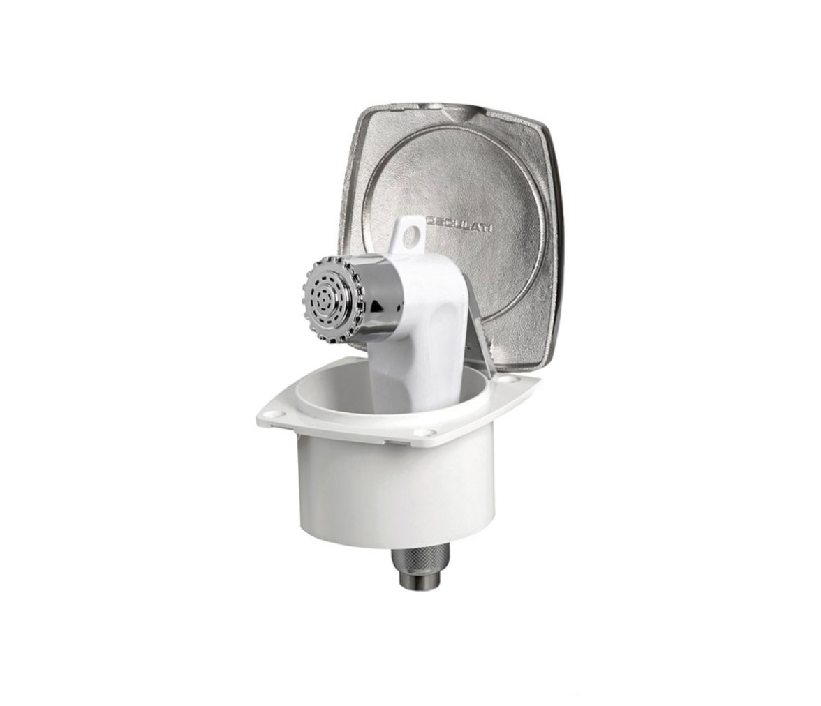 Osculati Caja de Ducha Edge con Ducha Boris Acero Inox