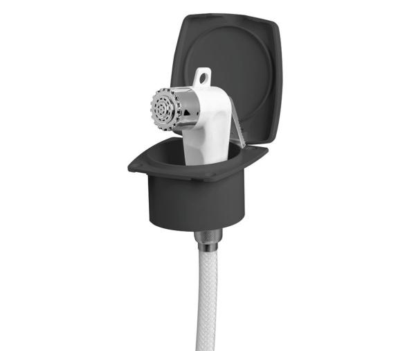 Osculati Caja de Ducha Edge con Ducha Boris Negro