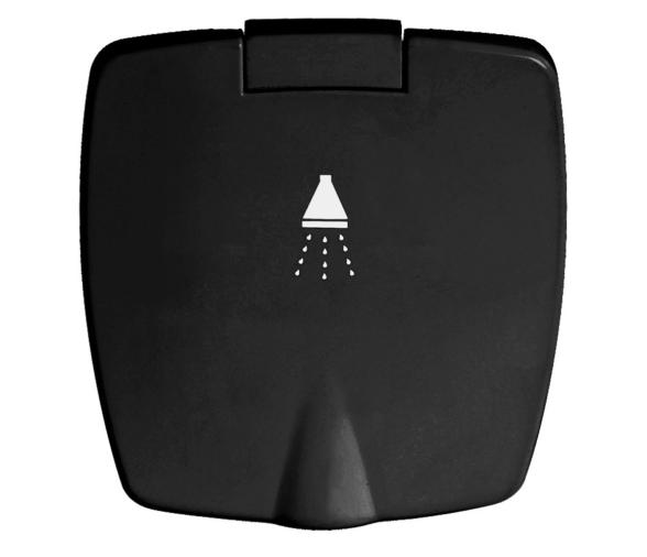 Osculati Caja de Ducha Edge con Ducha Boris Negro