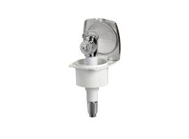 Osculati Caja de Ducha New Edge Ducha Botón Mizar Acero Inox