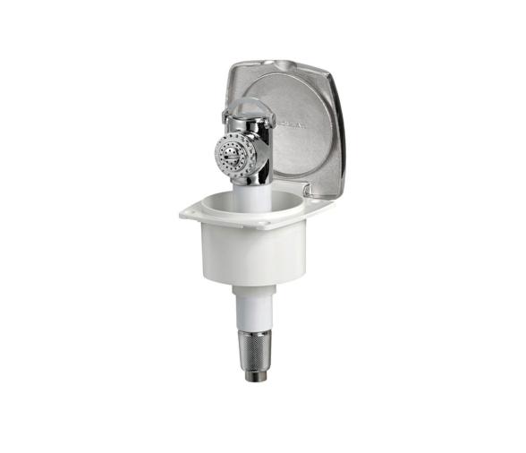 Osculati Caja de Ducha New Edge Ducha Botón Mizar Acero Inox