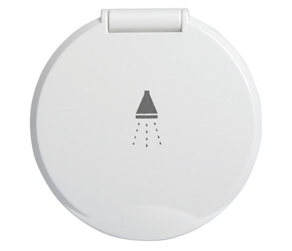 Osculati Caja Ducha Evo Blanca con Pomo Ducha Tiger