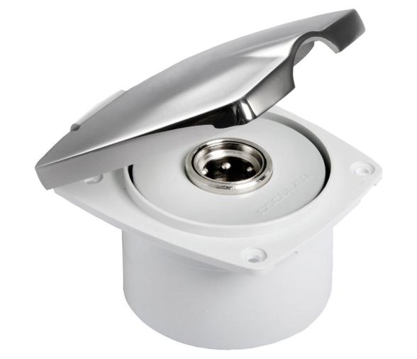 Osculati Conector Manguera New Edge Acero Inoxidable para lavado de cubierta