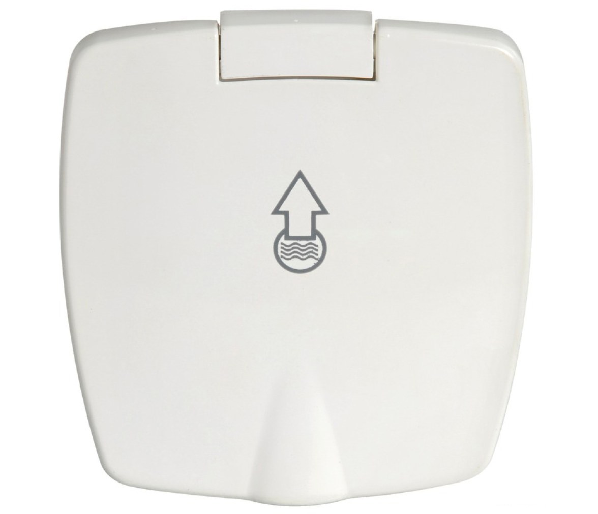 Osculati Conector manguera New Edge Blanco y Cromado para lavado de cubierta