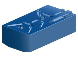 Osculati Crosslinked polyethylene fuel tank 239L