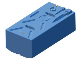 Osculati Deposito Combustible Polietileno 315L