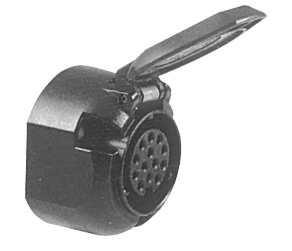 Enchufe 13 Polos Hembra - Remolque