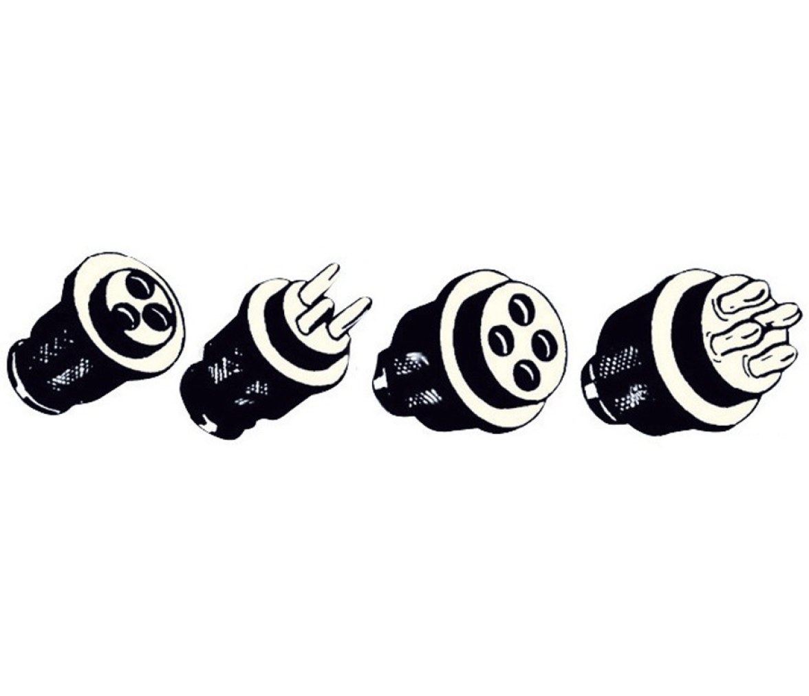 Osculati Waterproof Plug Male-Female