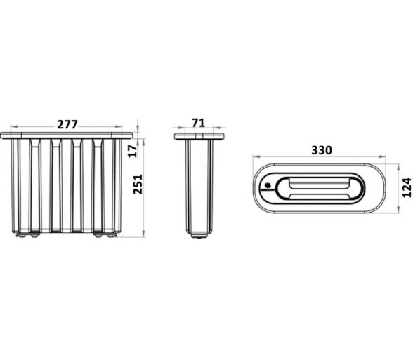 Osculati Escalera de Emergencia Ajuste de Recreo