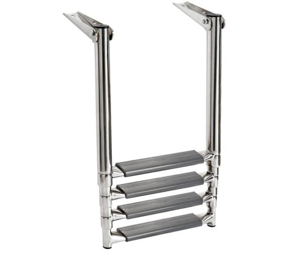 Osculati Escalera Telescópica Tubos Ovalados