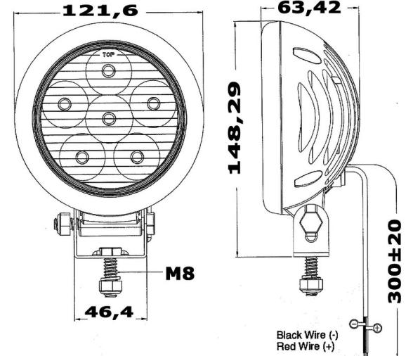 Osculati Foco HD LED 6x3W Ajustable