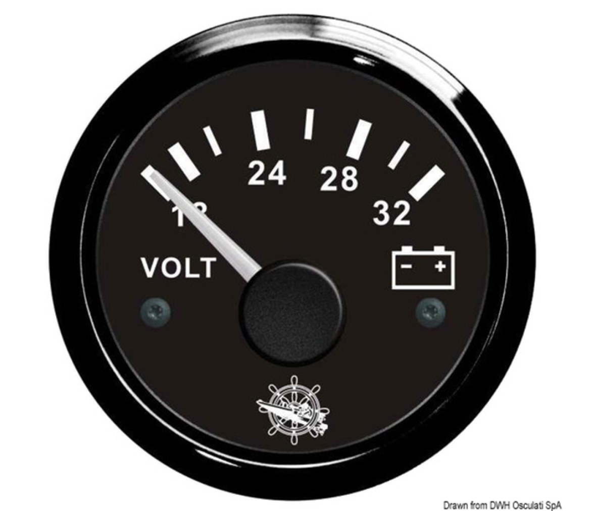 Osculati Indicador voltimetro 24V