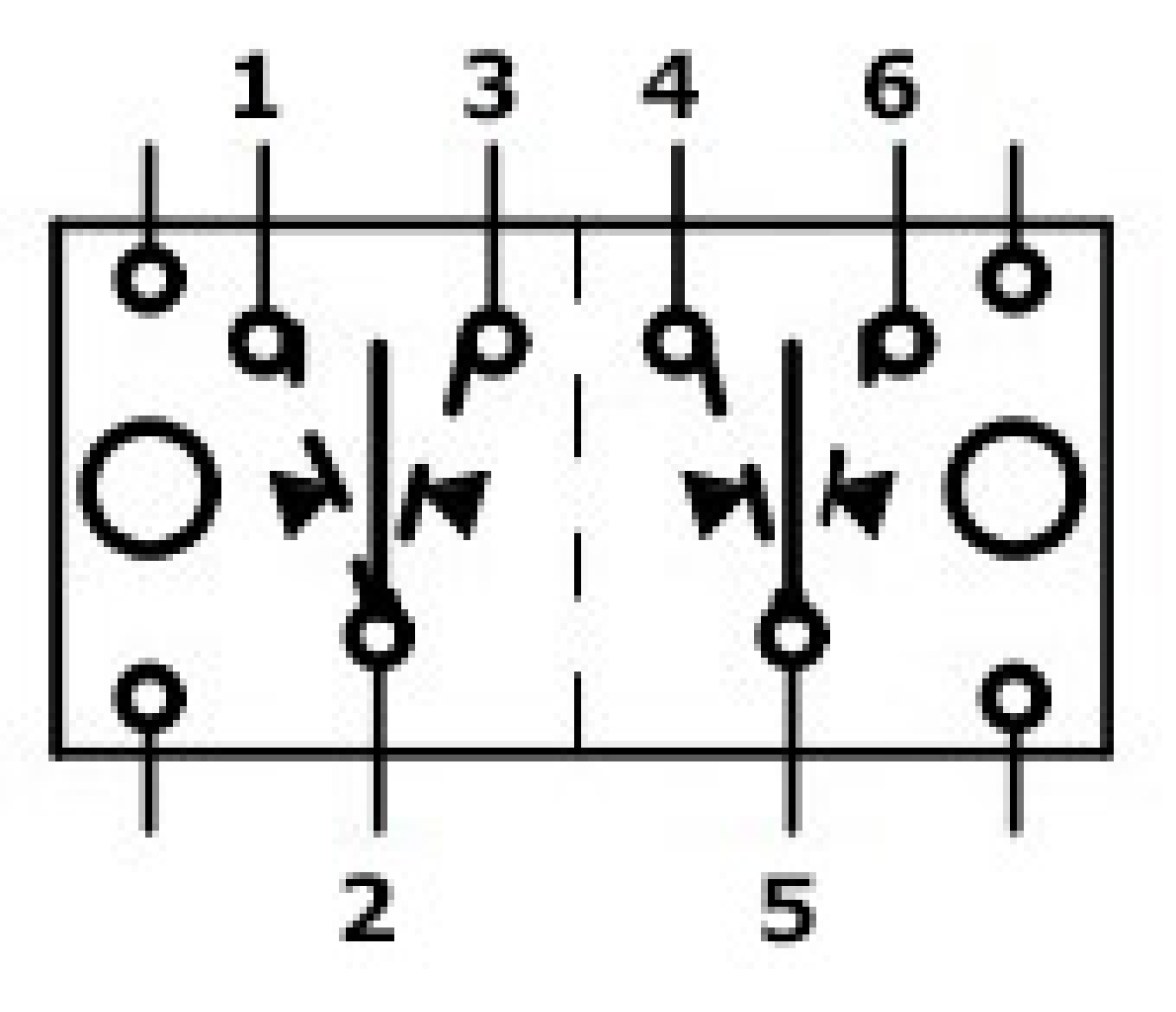 CarlingSwitch Interruptor 8 Terminales Bipolar