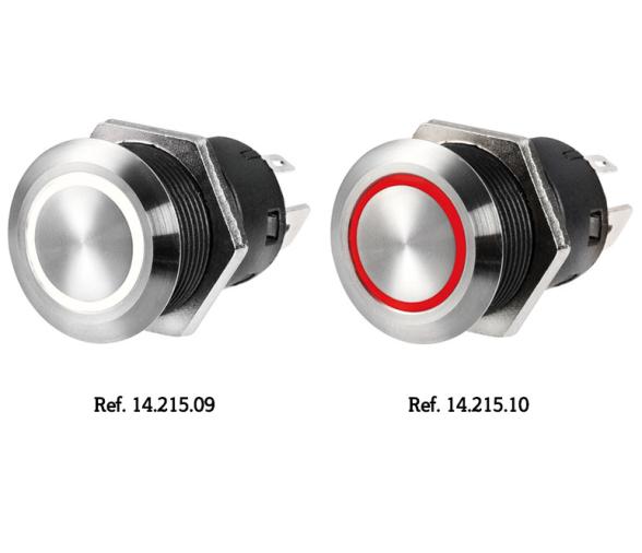 Osculati Interruptor Plano Acero Inox. 24V ON-OFF