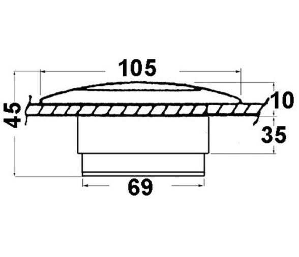 Osculati Luz Cortesia de Cabina