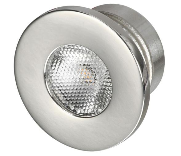 Osculati Luz Delantera LED de Cortesia Empotrada Redonda