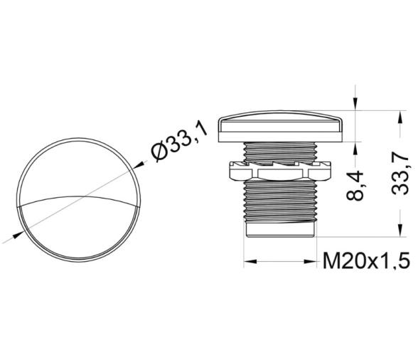 Osculati Luz de Cortesía LED Empotrada