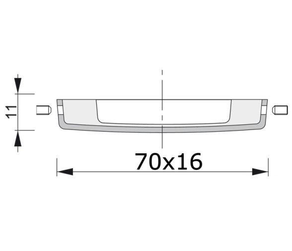 Luz de Cortesia Andromeda 5 x SMD LEDs