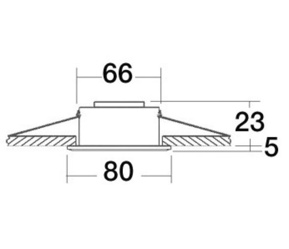 Osculati Luz de Cortesia Asterope Halogena